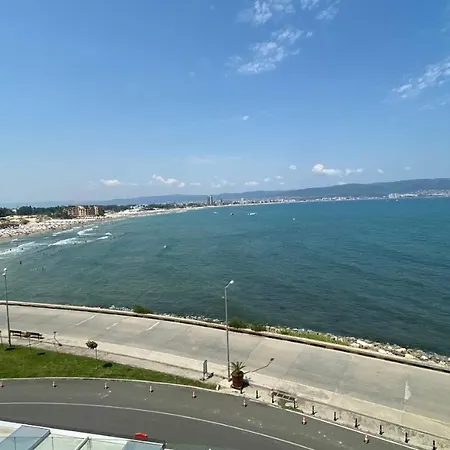 Sea View Studio On The Top Floor In Paradiso 508 Lägenhet Nesebar
